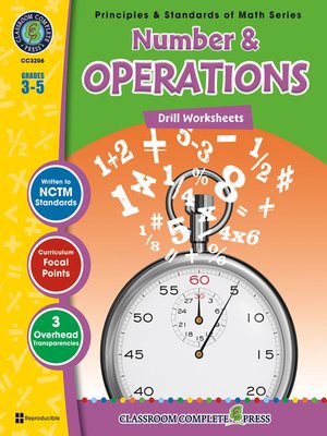 cover image of Number & Operations - Drill Sheets